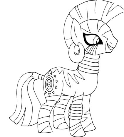 Zecora Coloring Page