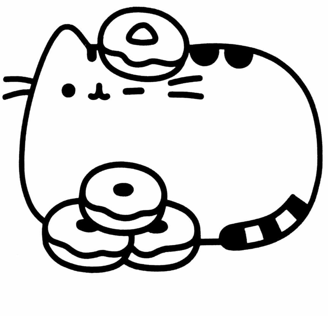 Free Printable Pusheen Coloring Pages