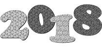 New Year 2018 Coloring Pages