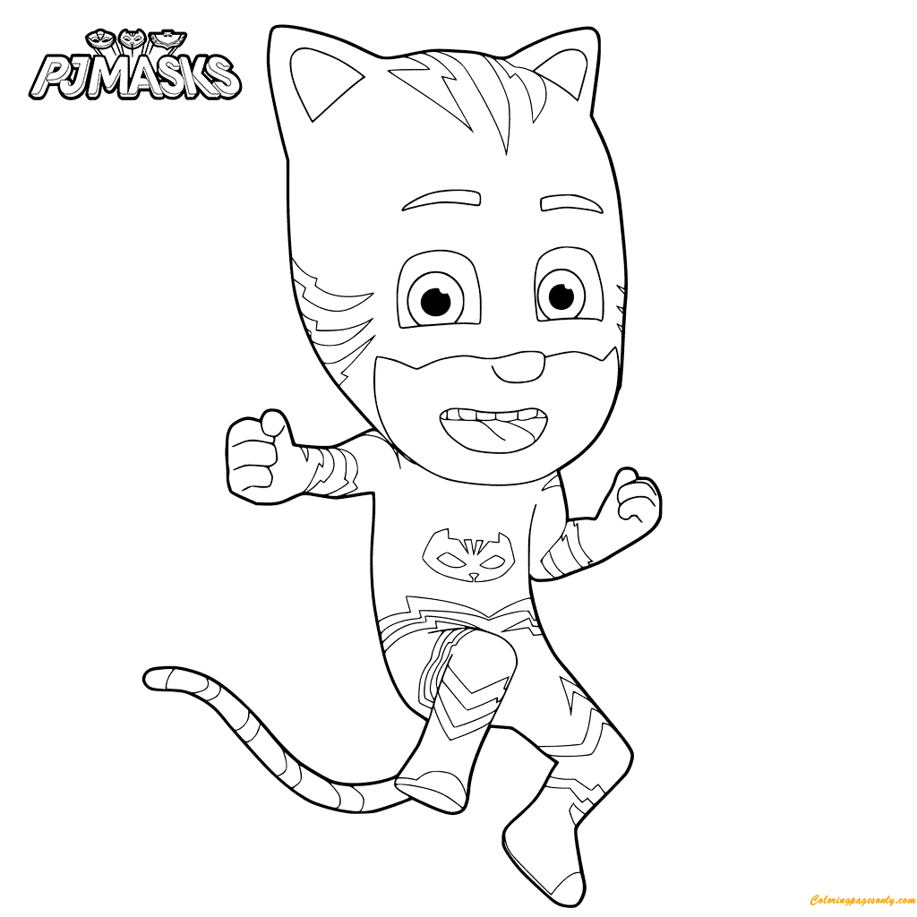 News PJ Masks Coloring Page - Free Printable Coloring Pages