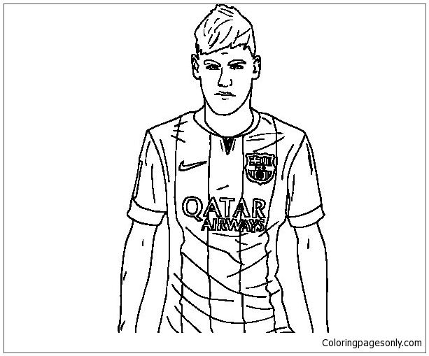 Neymar-image 10 Coloring Page