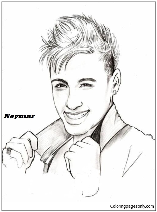 Neymar-image 14 Coloring Pages