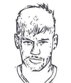 Neymar-image 7 Coloring Pages
