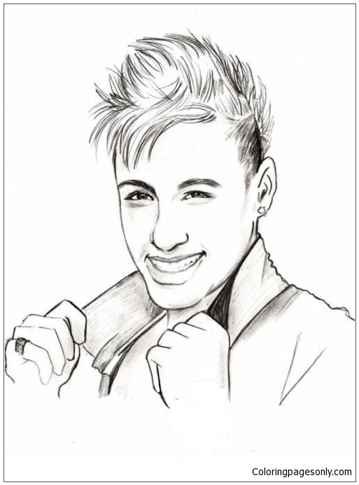 Neymar-image 8 Coloring Pages