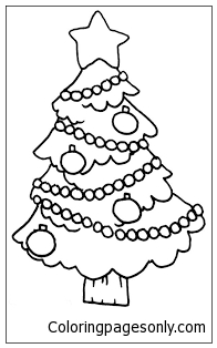 漂亮的装饰简单的圣诞树和圣诞礼物