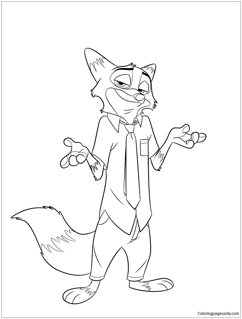 Nick Wilde de Zootopie de Zootopie