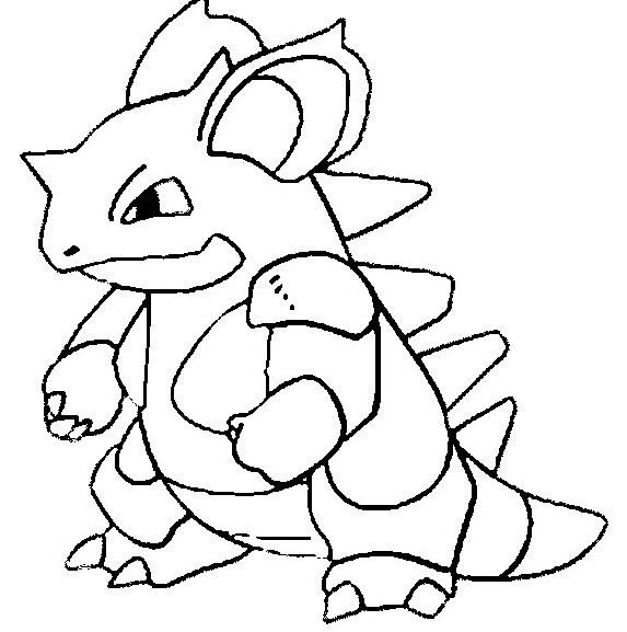 Nidoqueen Pokemon Coloring Pages