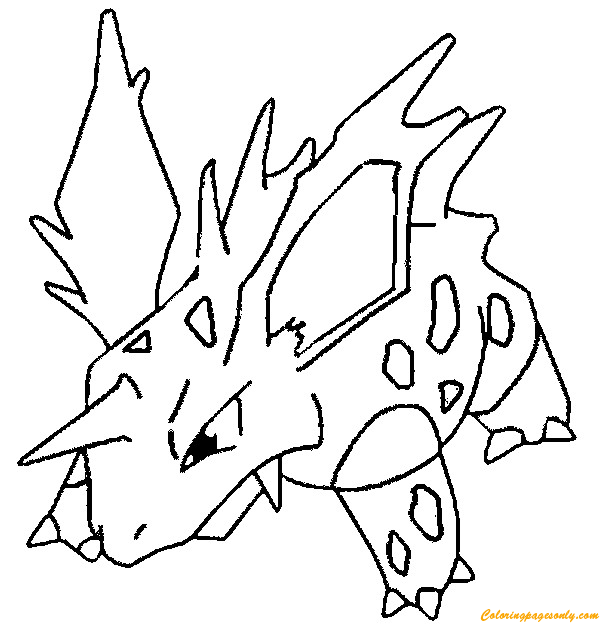 Desenhos para colorir de desenho do pokémon nidorino para colorir  