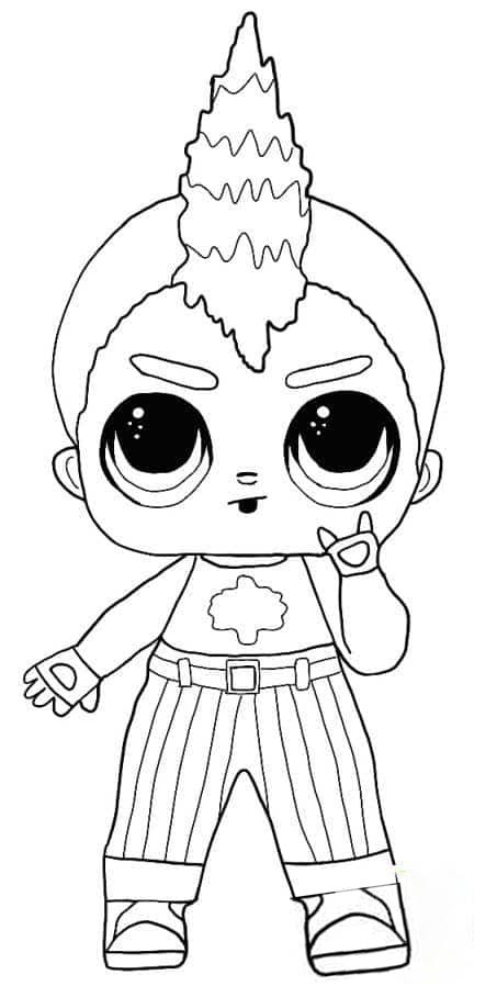 Lol Suprise Doll Nightfall Coloring Pages