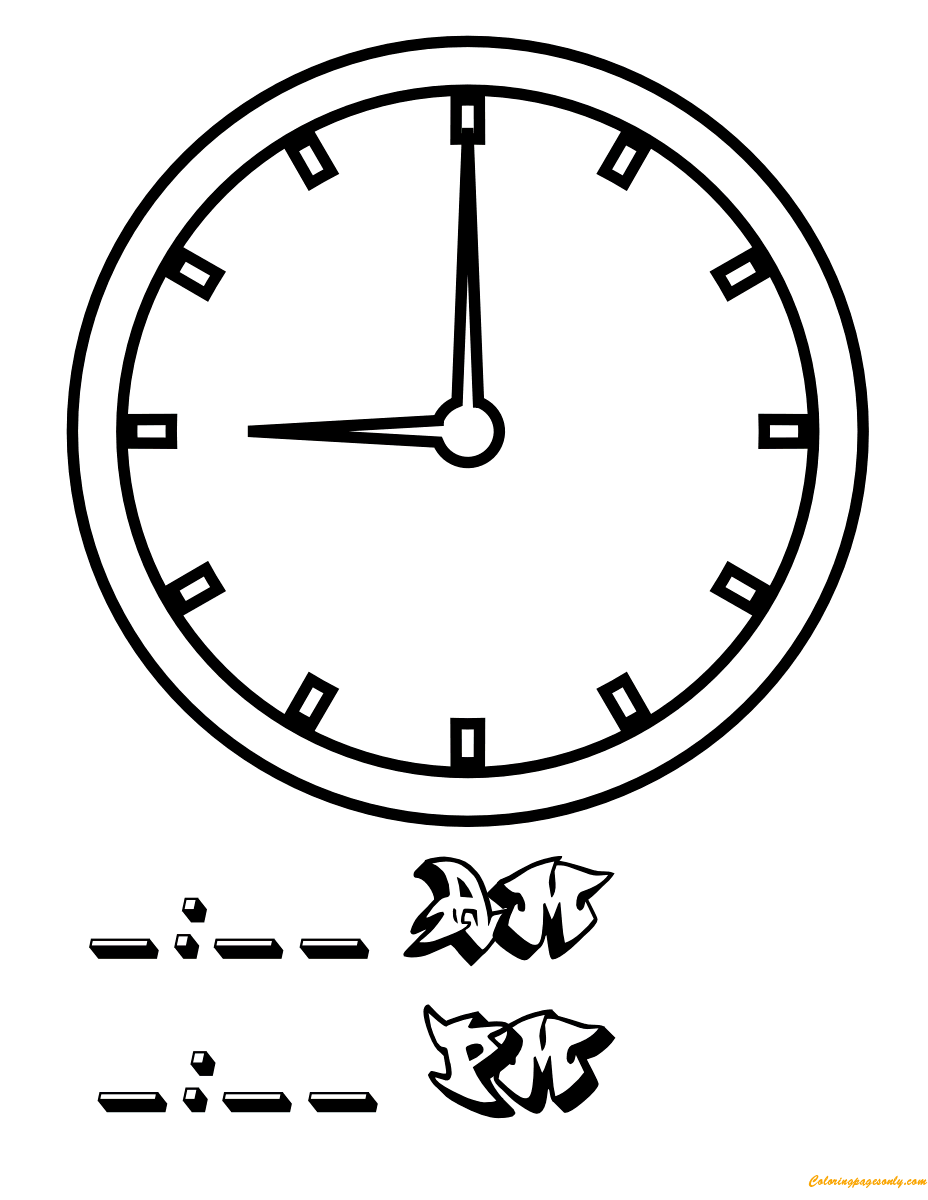 Neun Uhr von Clock