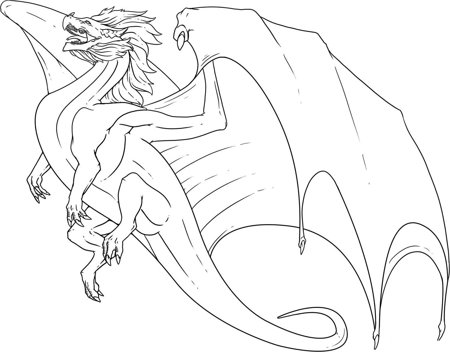 ninjago dragon coloring page