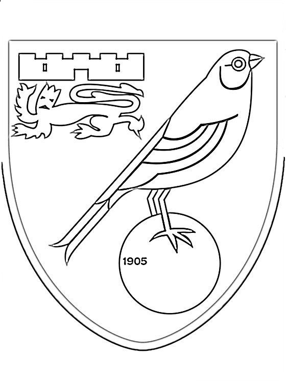 Coloriage Norwich City FC