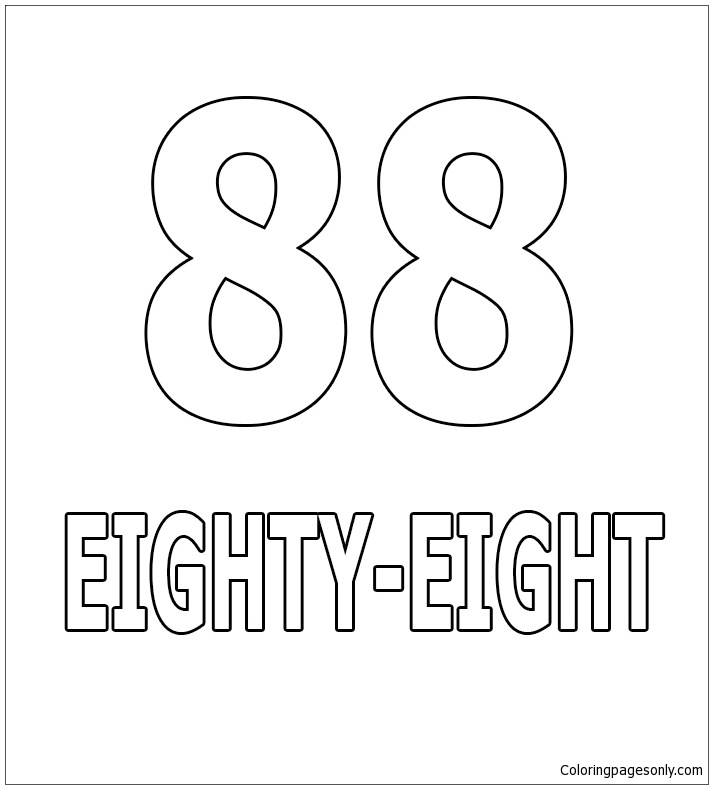 Number Eighty-Eight from Numbers
