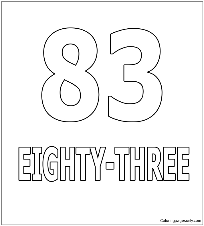 Number Eighty-Three from Numbers