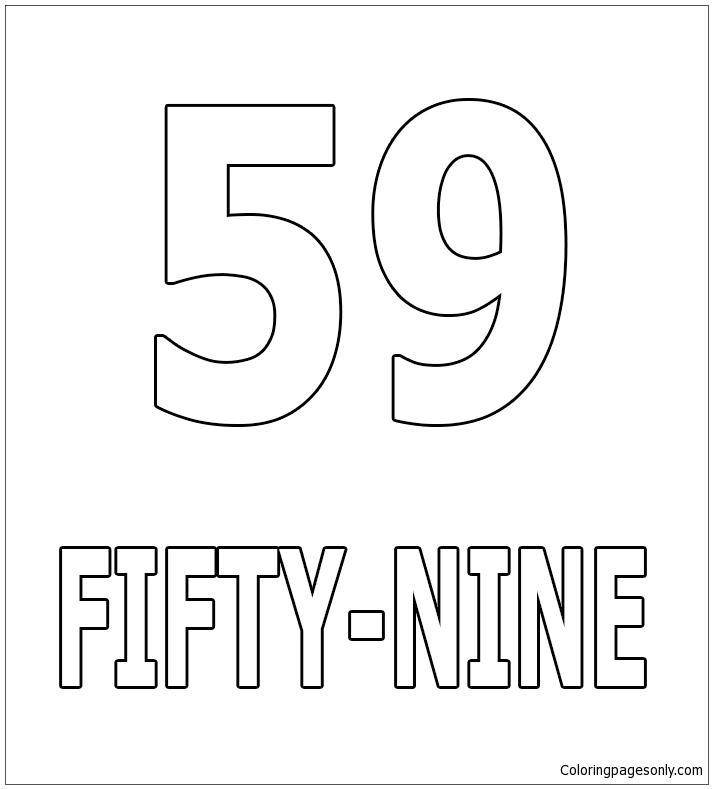 Number Fifty-Nine from Numbers
