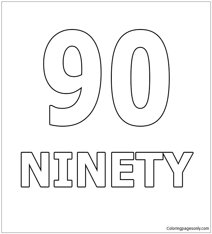 Number Ninety from Numbers