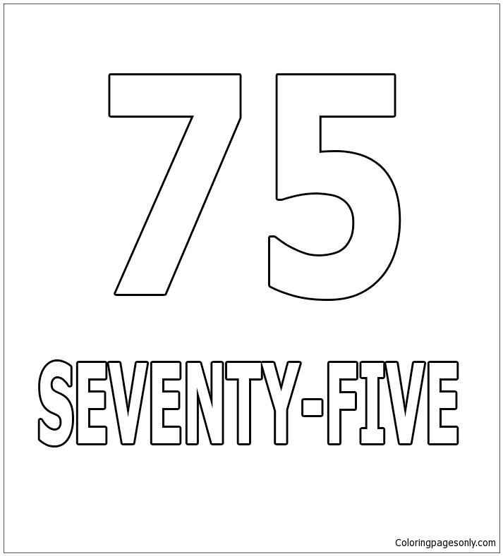 Number Seventy-Five from Numbers