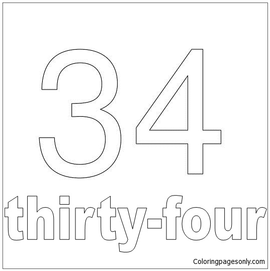 Number Thirty-Four from Numbers