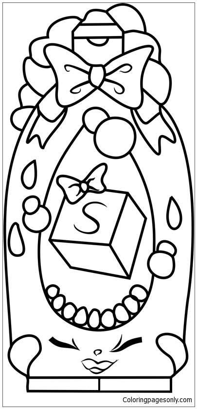 Nutty Butter Shopkins Coloring Page