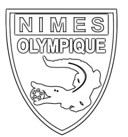 Nîmes Olympique Coloring Page