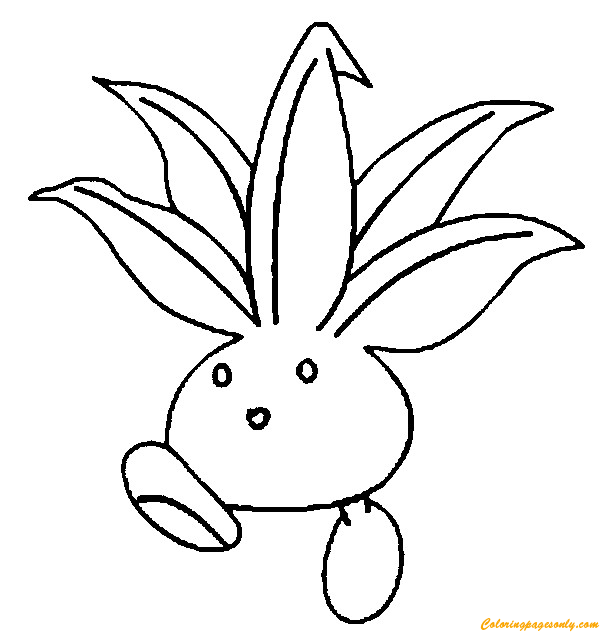 Oddish Pokemon Coloring Pages