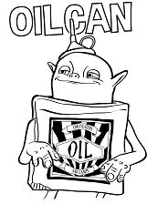 Oil Can From Troll Coloring Pages