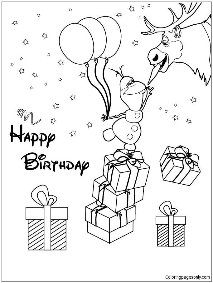 olaf reaches for carrot nose coloring pages cartoons coloring pages coloring pages for kids and adults