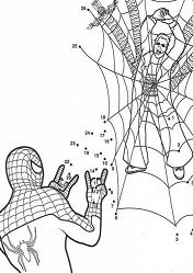 Online Spiderman Coloring Pages