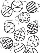 Ornaments For Christmas Coloring Pages