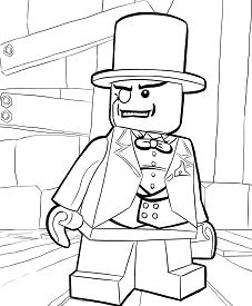Oswald Chesterfield Cobblepot Coloring Page
