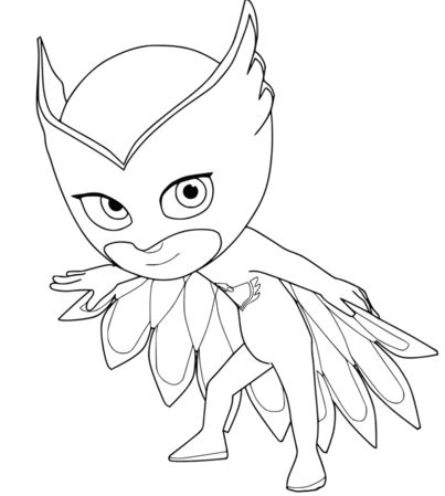 Owlette Coloring Page