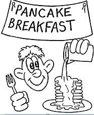 Pancake Breakfast Coloring Pages