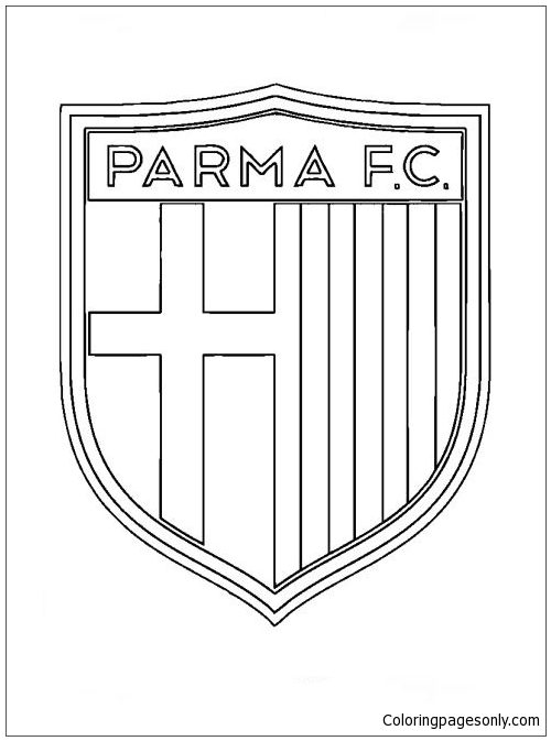 Parma Calcio F.C Coloring Pages - Italian Serie A Team logos Coloring