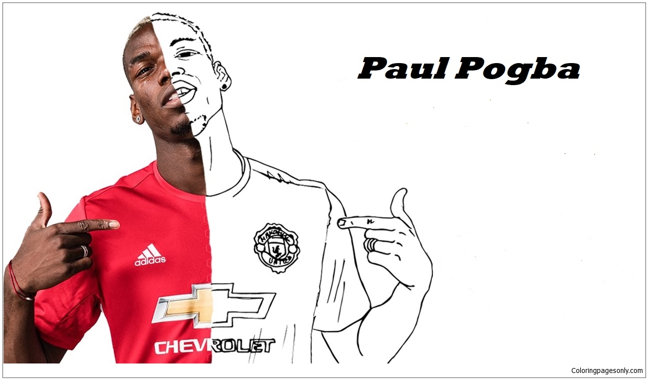 Página para colorir Paul Pogba-imagem 4