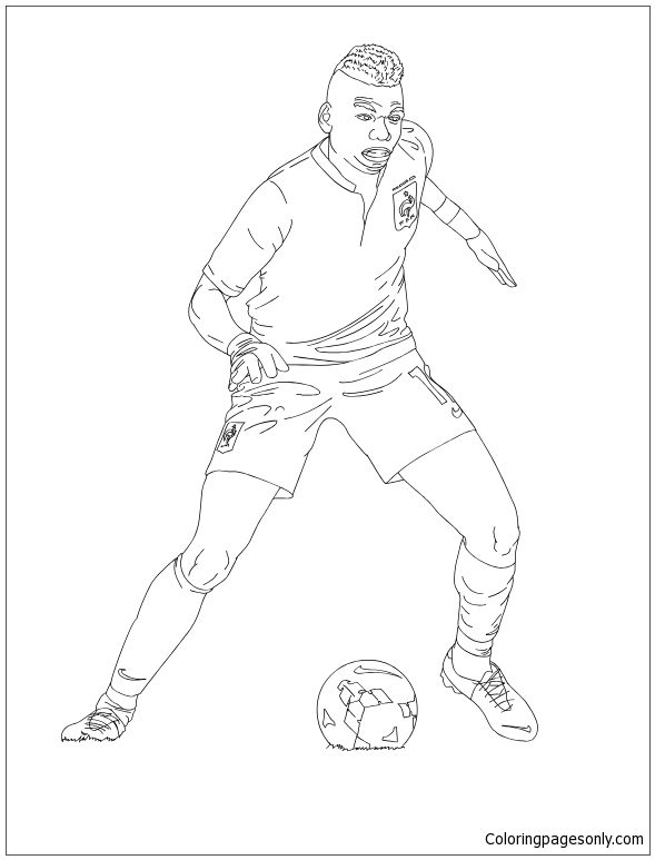 Paul Pogba-image 1 Coloring Pages