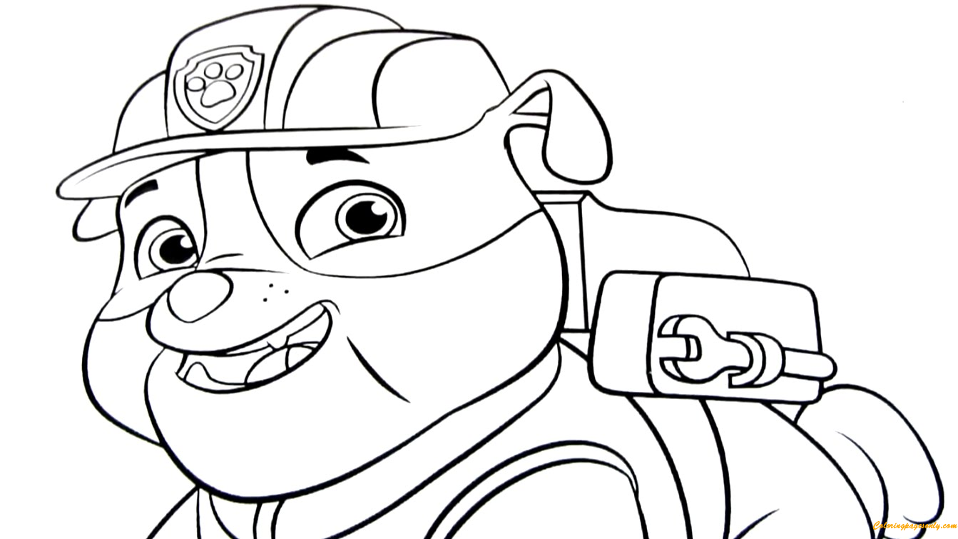 Paw Patrol 9 Coloring Page - Free Coloring Pages Online