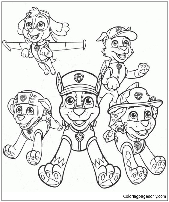 Personajes de Paw Patrol 4 de Skye Paw Patrol