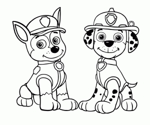 Paw Patrol Rubble Underwater 2 Coloring Page Free Coloring Pages