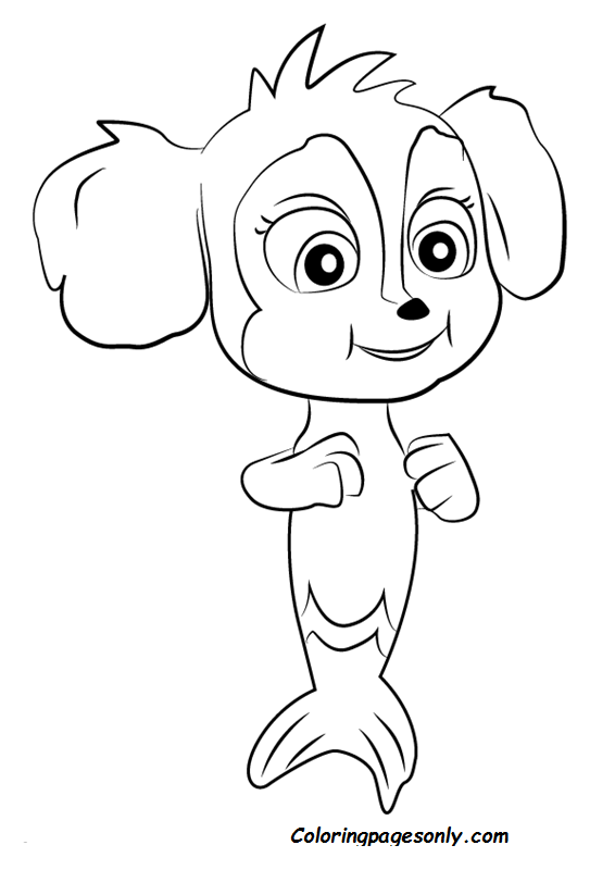 Coloriage Paw Patrol Mer Pups