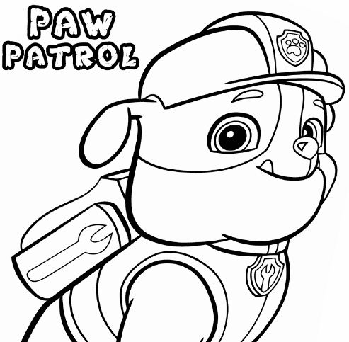 Carlos And Tracker From Paw Patrol Coloring Page - Free Coloring Pages