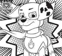 Paw Patrol Super Pups 3 Coloring Page