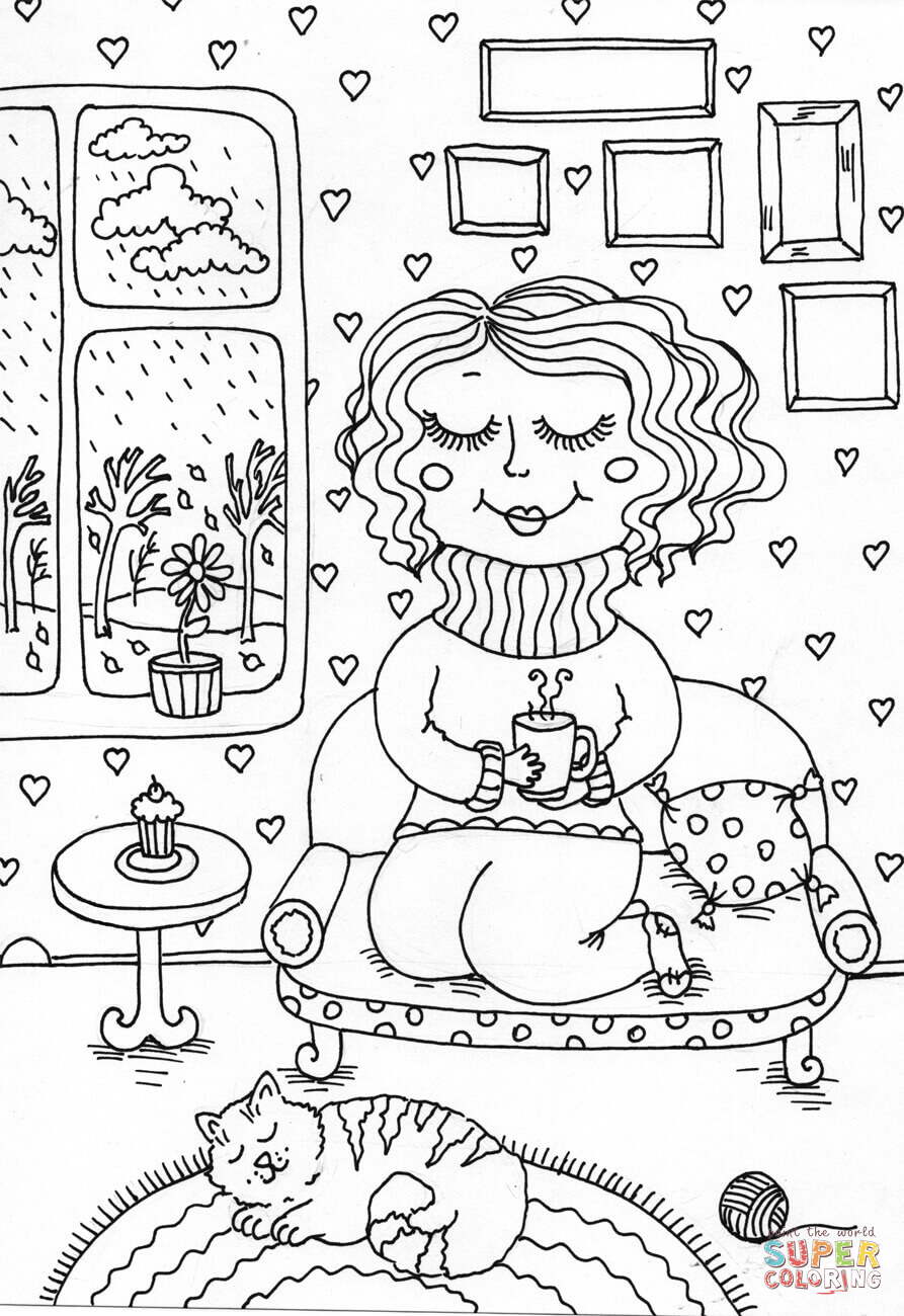 Peppy in November Coloring Pages