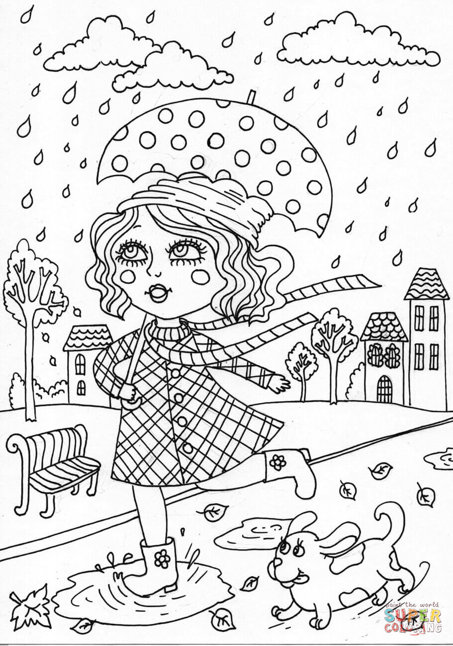 Peppy In October Coloring Pages