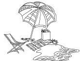 Perfect Beach Coloring Pages