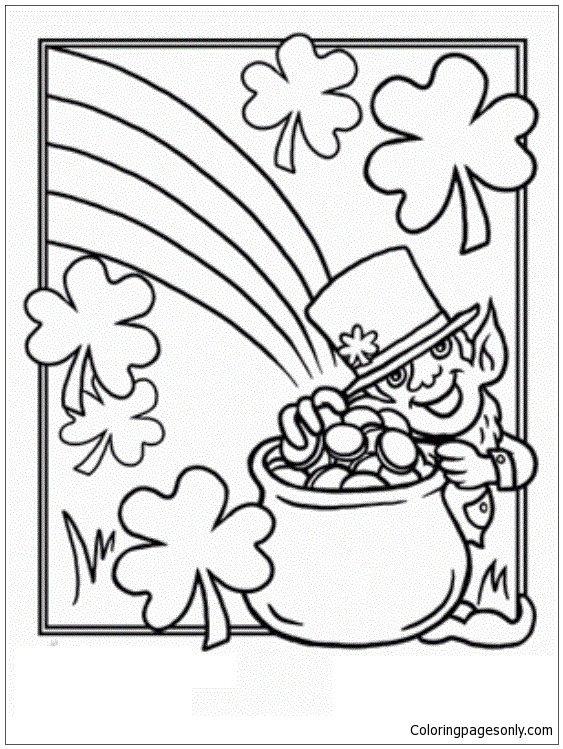 Perfect St Patricks Day Coloring Page