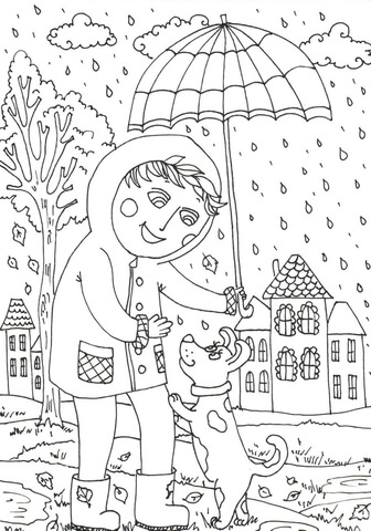 Peter Boy in October Coloring Pages