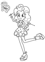 Pinkie Pie From My Little Pony Coloring Page