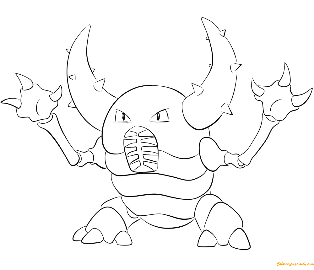 Download Pinsir Pokemon Coloring Pages - Cartoons Coloring Pages - Free Printable Coloring Pages Online