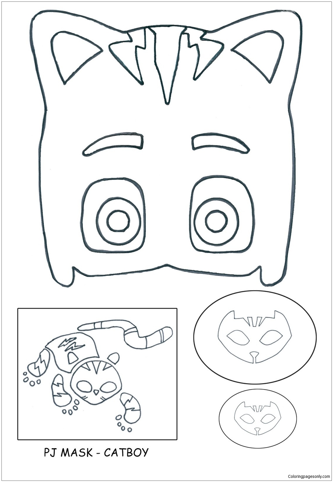 Download Pj Masks Catboy Coloring Pages