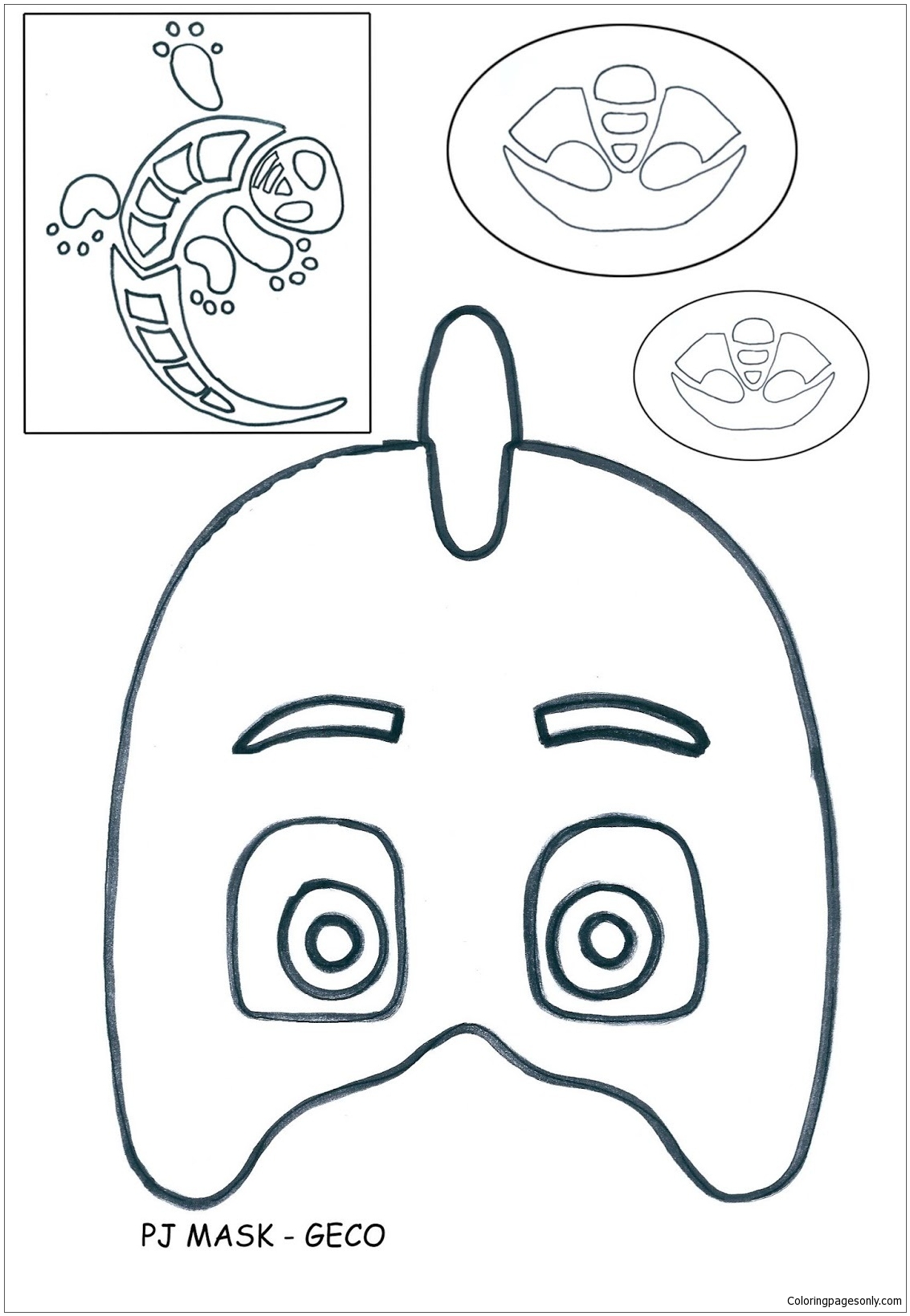 Pj Masks Gekko Coloring